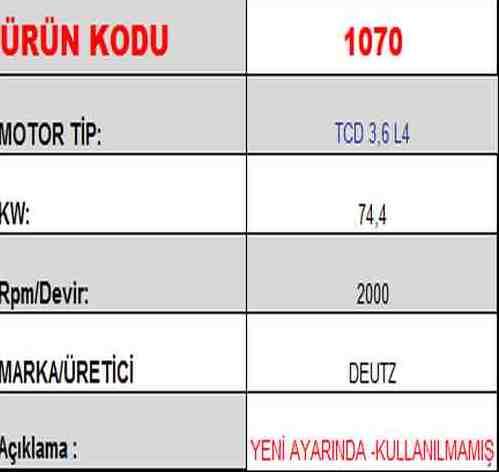 TCD 3,6 L4